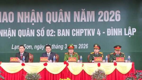 LỄ GIAO NHẬN QUÂN NĂM 2026