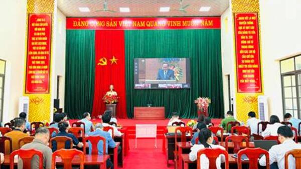 HỘI NGHỊ TRỰC TUYẾN TOÀN QUỐC  TỔNG KẾT CÔNG TÁC BẦU CỬ