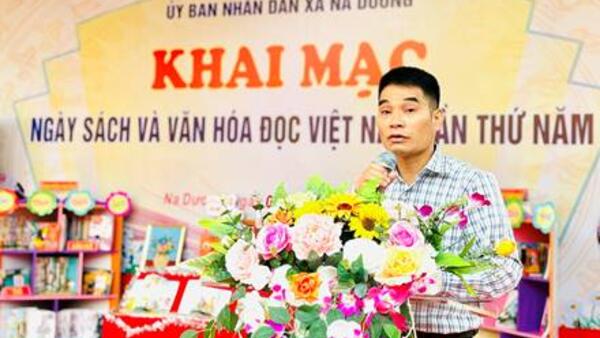 XÃ NA DƯƠNG KHAI MẠC NGÀY SÁCH VÀ VĂN HÓA ĐỌC VIỆT NAM LẦN THỨ NĂM NĂM 2026