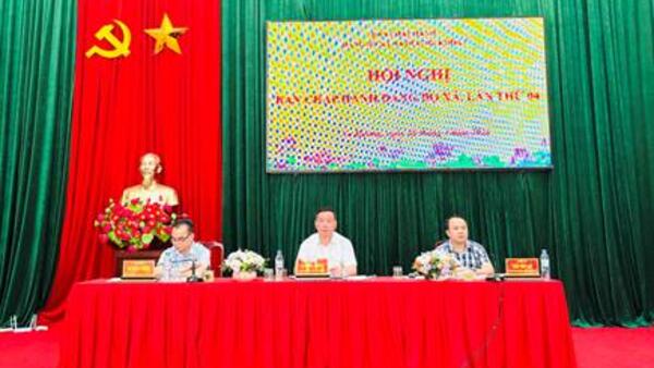 HỘI NGHỊ BAN CHẤP HÀNH ĐẢNG BỘ XÃ NA DƯƠNG LẦN THỨ 04