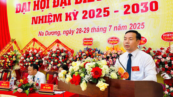 ĐẢNG BỘ XÃ NA DƯƠNG TỔ CHỨC ĐẠI HỘI ĐẠI BIỂU,  NHIỆM KỲ 2025 - 2030