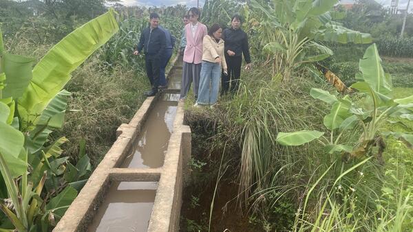 HỘI ĐỒNG NHÂN DÂN XÃ NA DƯƠNG GIÁM SÁT CÔNG TÁC QUẢN LÝ CÁC CÔNG TRÌNH THỦY LỢI TRÊN ĐỊA BÀN XÃ NA DƯƠNG
