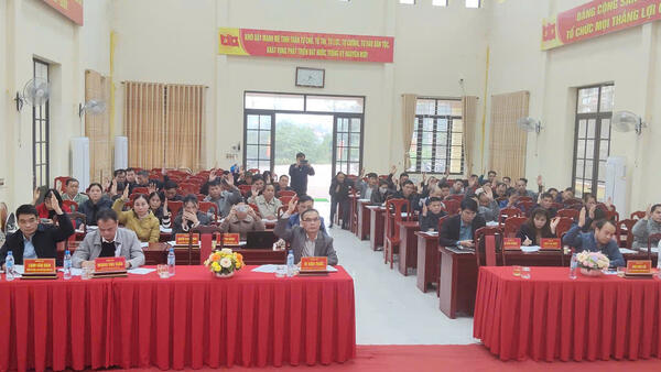 Kỳ họp thứ năm (kỳ họp chuyên đề) Hội đồng nhân dân xã Na Dương khoá I, nhiệm kỳ 2021-2026