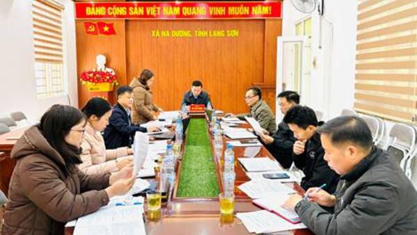 THƯỜNG TRỰC HĐND XÃ HỌP PHIÊN THƯỜNG KỲ THÁNG 01/2026