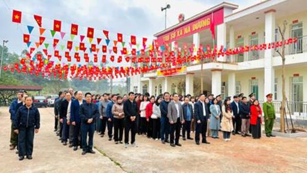 XÃ NA DƯƠNG TỔ CHỨC LỄ PHÁT ĐỘNG “TẾT TRỒNG CÂY ĐỜI ĐỜI NHỚ ƠN BÁC HỒ” VÀ RA QUÂN ĐẦU XUÂN BÍNH NGỌ 2026