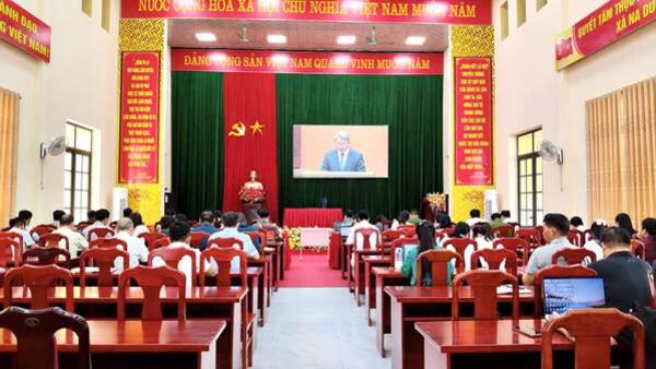 HỘI NGHỊ TRỰC TUYẾN TOÀN QUỐC SƠ KẾT 1 NĂM 6 THÁNG THỰC HIỆN NGHỊ QUYẾT SỐ 57
