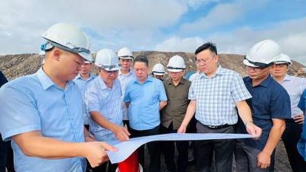 KIỂM TRA CÔNG TÁC GIẢI PHÓNG MẶT BẰNG DỰ ÁN ĐẦU TƯ MỞ RỘNG NÂNG CÔNG SUẤT MỎ, CÔNG TY THAN NA DƯƠNG-VVMI