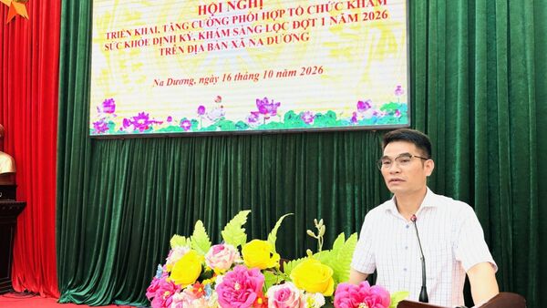 HỘI NGHỊ TRIỂN KHAI, TĂNG CƯỜNG PHỐI HỢP TỔ CHỨC KHÁM SỨC KHỎE ĐỊNH KỲ, KHÁM SÀNG LỌC ĐỢT 1 NĂM 2026
